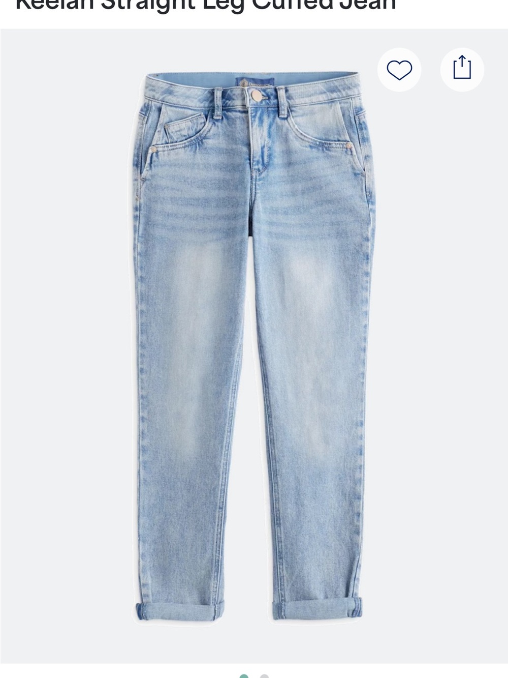 Democracy Light Blue Straight Leg Jeans from STITCH FIX